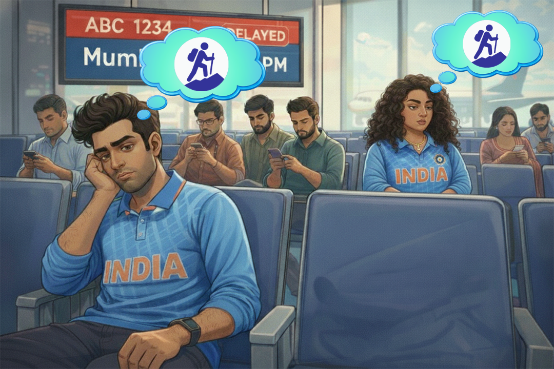 Two strangers, with shared interests, sitting next to each other. But they don't know it yet.